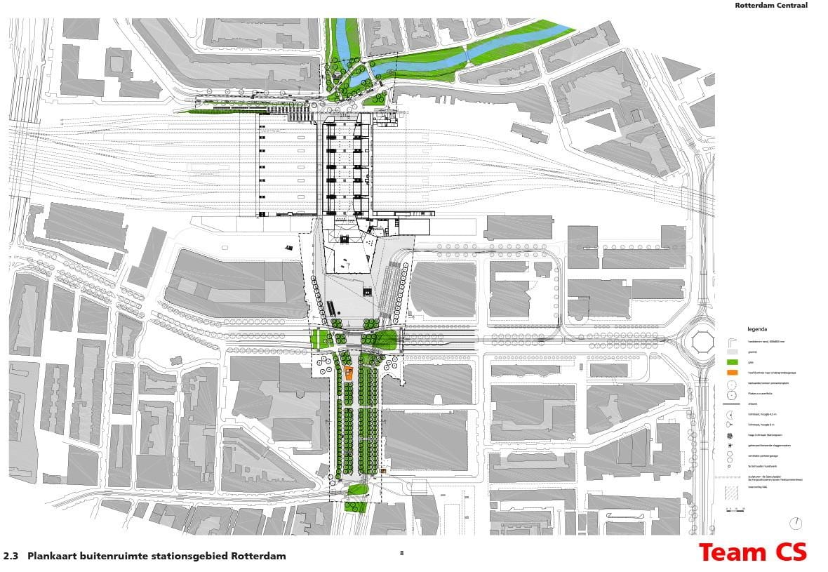 Rotterdam centraal train station map